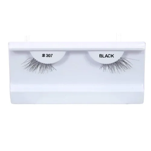 Miniatura 13 de 100 pares de pestañas postizas 100% cabello humano negro natural #747S Negro-747S