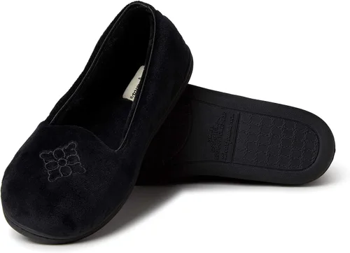 Miniatura 3 de Dearfoams Women's Rebecca Lightweight Cozy Memory Foam Closed Back Slipper with Wide Widths