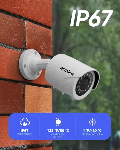 Miniatura 6 de Annke - Cámara de seguridad 1080p 4 en 1 CCTV tipo bala con cable, AHD/TVI/CVI/CVBS, cámaras de video de vigilancia analógicas adicionales para uso