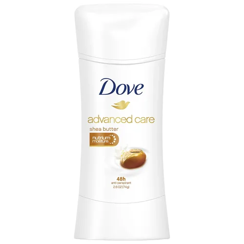 Miniatura 12 de Dove Advanced Care - Barra desodorante antitranspirante para mujer, Sheer Fresh, 4 unidades, desodorante antimanchas para axilas suaves, 72 horas