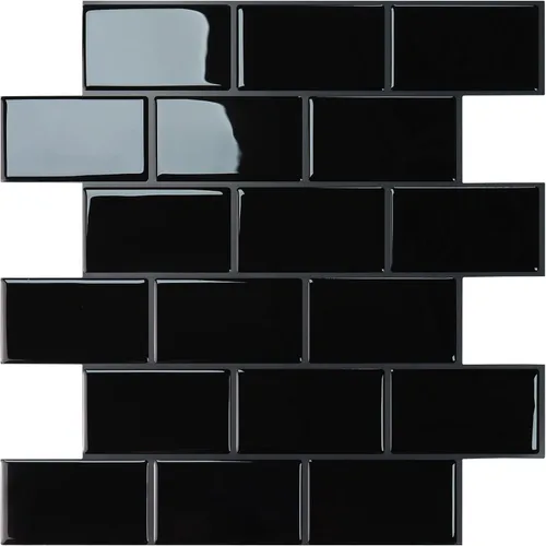 Miniatura 11 de STICKGOO - Azulejos de metro blancos para despegar y pegar, azulejos adhesivos para cocina (paquete de 1, diseño más grueso)