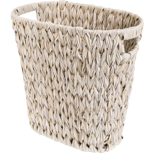 Miniatura 16 de GRANNY SAYS Cesta de basura de mimbre, papelera impermeable para baño, cestas de basura decorativas boho con asas, papelera para dormitorio