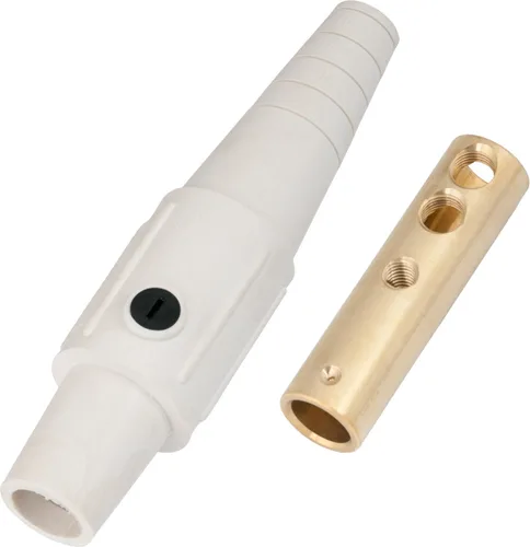 Miniatura 12 de Marinco CLS20FB-A CLS tipo Cam, serie 16 en línea, conector de un solo pin, 400 amperios, 600 voltios, #2-2/0 AWG, hembra - negro (A)