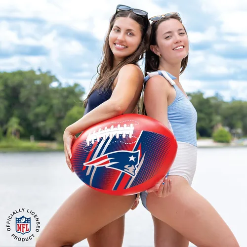 Miniatura 5 de BigMouth 18” Inflatable Pool Football Officially Licensed NFL Fan Gear Merchandise Beach Ball Games for Adults and Teens