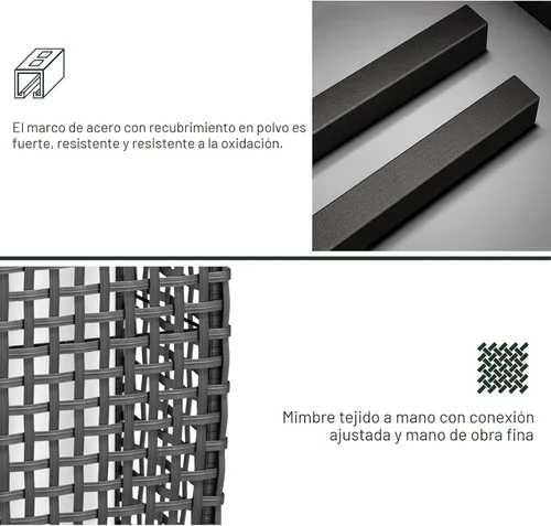 Miniatura 5 de Lámpara de pie para exteriores Grand Patio, lámpara de pie solar, resistente al agua, de mimbre, lámpara colgante para terraza, luces decorativas