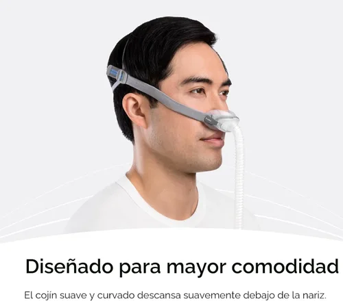 Miniatura 4 de ResMed Cojín AirFit N30 – Repuesto de cojín nasal CPAP – Silicona suave – Suministros y accesorios médicos CPAP – Mediano