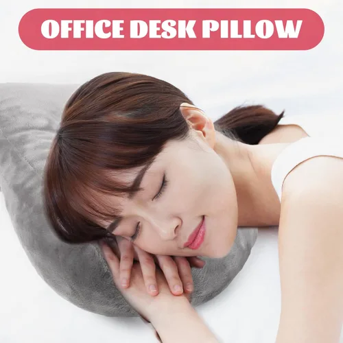 Miniatura 9 de Operitacx Almohada de espuma viscoelástica suave con forma de dona, almohada para dormir, almohada de viaje, accesorios para viajes