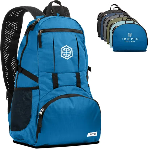 Miniatura 12 de Mochila de viaje: mochila ligera para senderismo, gimnasio y avión, Negro azabache, 35 liters, Mochilas Daypack
