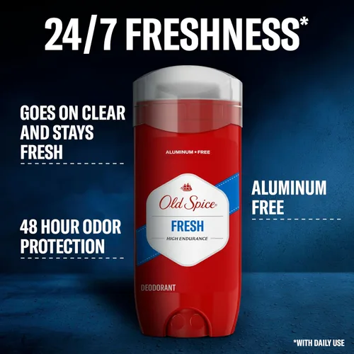 Miniatura 2 de Old Spice Desodorante sin aluminio para hombres, alta resistencia, protección del sudor 24/7 y protección contra olores, frescura 24/7 y aroma
