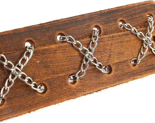 Miniatura 7 de HZMAN Pulseras de cuero marrón Pulsera de cuero para hombre Pulsera ajustable Pulsera de regalo de joyería