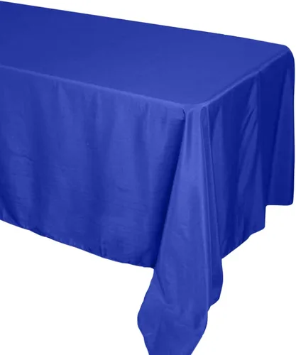 Miniatura 10 de BalsaCircle Mantel rectangular de poliéster negro de 90 x 156 pulgadas para bodas, fiestas, eventos, cocina, comedor