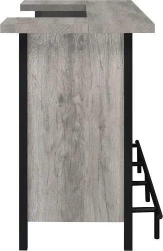 Miniatura 8 de Coaster Furniture Bar Unit Gris Driftwood Negro 182105