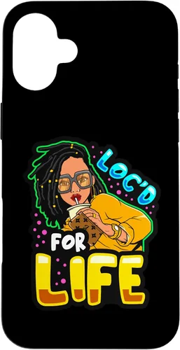 Miniatura 23 de Loc'd for Life Funny Locs Black Queen Dreadlocks Women Girls Case for iPhone 17