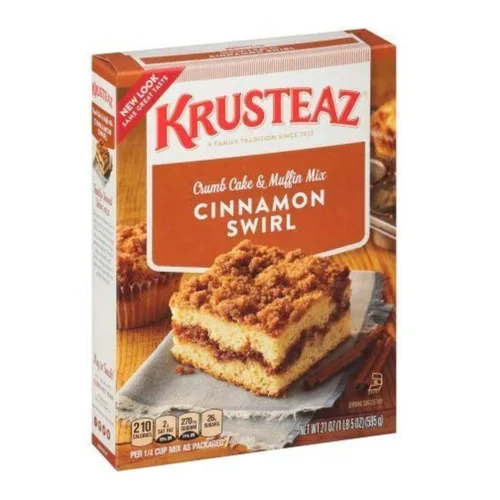 Miniatura 16 de Krusteaz Paquete Variado, Mezcla de Muffin con Remolino de Canela y Migas (21 oz), Mezcla de Muffin de Arándano Rojo y Naranja (18.6 oz), Mezcla