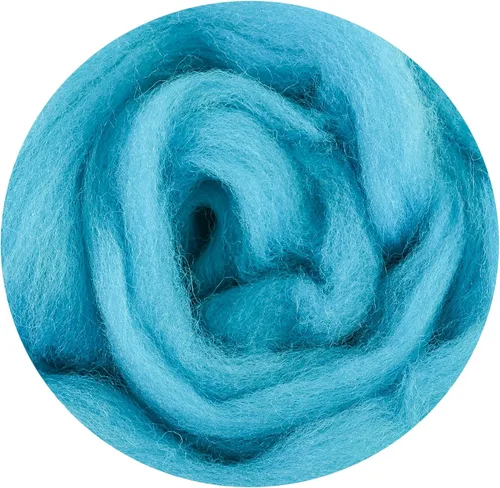 Miniatura 143 de 24 tipos de lana rosa, 4.23 oz (120 g), adecuado para fieltro húmedo y fieltro de aguja de telas hiladas de lana. Un paquete de prueba está Tonos