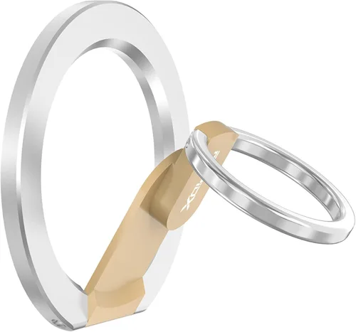 RapidX Snapo - Agarre y soporte magnético 2 en 1 para teléfono, soporte con soporte ajustable, MagSafe compatible con iPhone 14, 13, 12 Pro, Pro