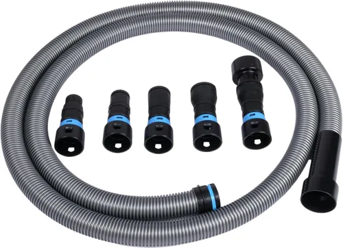 Cen-Tec Systems 94698 Manguera de 10 pies Quick Click para aspiradoras domésticas y de taller con juego de adaptadores de herramientas eléctricas
