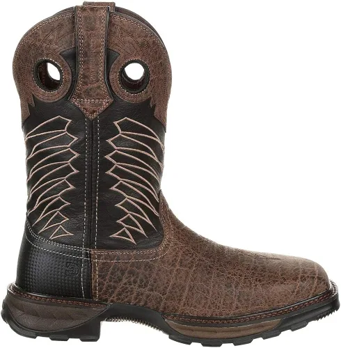 Miniatura 4 de Durango Maverick XP Botas de trabajo impermeables con punta de acero, Chocolate Safari Elephant Blk