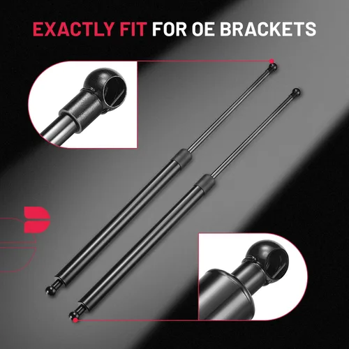 Miniatura 4 de BDFHYK SF280M300 - Amortiguadores de gas de 28 pulgadas, 300 libras (1334N), soporte de elevación para construcciones de bricolaje de servicio