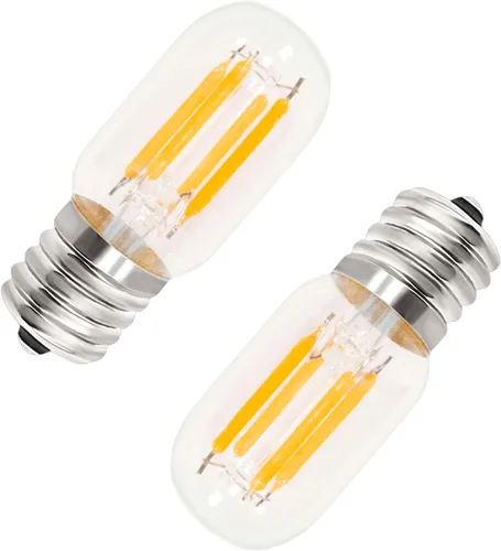 Jensense Bombilla LED E17 para debajo del microondas, sobre estufa, repuesto brillante al tacto frío para bombillas halógenas/de tungsteno 120 V 4 W