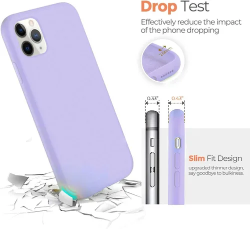 Miniatura 5 de IceSword - Funda de gel de silicona líquida para iPhone 11 Pro Max