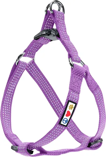 Miniatura 32 de Pawtitas Arnés Reflectante Step-in para Perro – Chaleco Ajustable Anti-Tirones para Cachorros a Perros Mayores, Seguro y Cómodo, L Negro