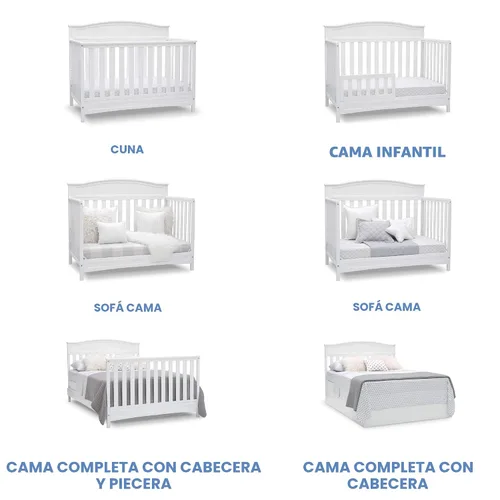 Miniatura 4 de Delta Children Emery - Cuna convertible 4 en 1 para bebés