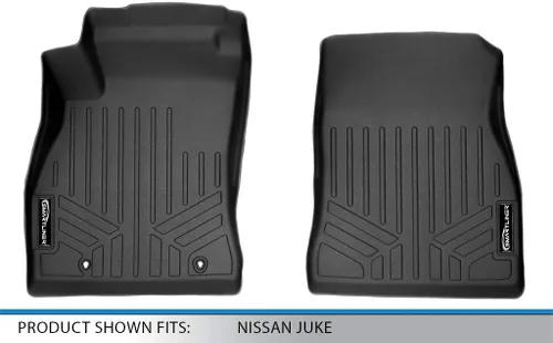 Miniatura 4 de SMARTLINER Juego de alfombrillas de primera fila de ajuste personalizado compatibles con Nissan Juke 2011-2017
