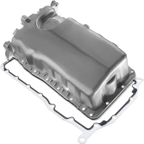 A-Premium Cárter de aceite de motor con tapón de drenaje y junta compatible con Volkswagen Jetta 1999-2005, Beetle 1998-2006, Golf 1999-2006, 1.9L