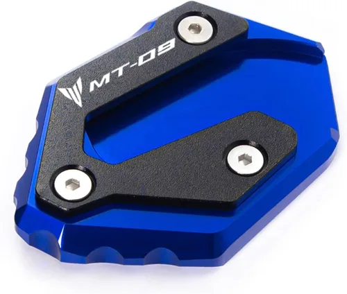 Miniatura 10 de Soporte de extensión lateral para motocicleta, placa de soporte ampliada para Yamaha Mt 09 MT-09 MT09 SP 2021 (color : titanio)