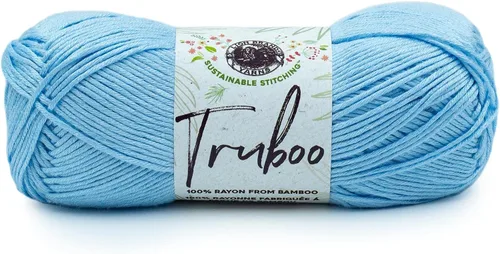 Miniatura 23 de (1 Madeja) Lion Brand Yarn Truboo Yarn, Aguamarina