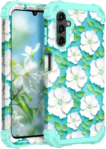 Miniatura 101 de Hocase Funda para Galaxy A37 5G, protección resistente a prueba de golpes, parachoques de goma de silicona suave+funda protectora híbrida