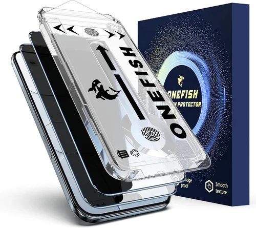 Miniatura 9 de OneFish Protector de Pantalla de Privacidad para iPhone 17 Pro Max [6.9 Pulgadas], Protección de Borde Airbag Anti Espía Película de Vidrio Templado