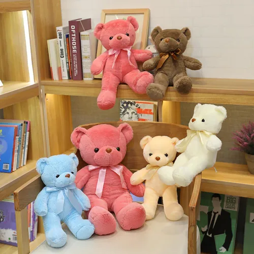 Miniatura 6 de Oso de peluche de 13.5 pulgadas, Animal de peluche, Juguete de peluche de oso teddy, Regalos para niños y bebés (Azul)