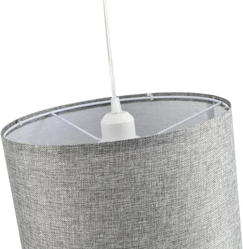 Miniatura 2 de Paquete de 2 lámparas colgantes enchufables, luz colgante con cable transparente de 15 pies, interruptor de encendido/apagado, pantalla de lámpara