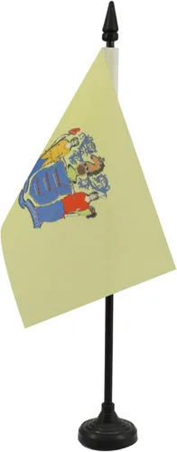 Miniatura 26 de Bandera de mesa de Colorado de 4 x 6 pulgadas, bandera de escritorio del estado de Colorado de EE. UU., 5.9 x 3.9 in, palo y base de plástico negro