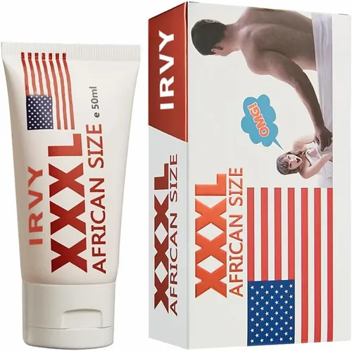 Gel de ampliación extra fuerte XXXL para hombre, crema de masaje potente para un gran grosor, fuerza y rendimiento prolongado (tamaño africano XXXL)