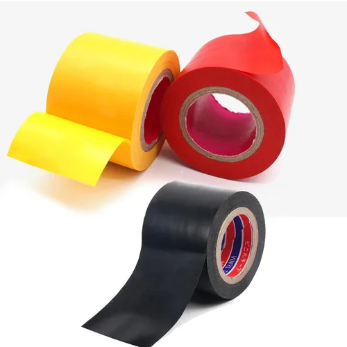 Miniatura 5 de Cinta Eléctrica Impermeable, 2 pulg x 66 pies, Cinta Eléctrica Industrial de Grado UL/CSA Listada de Alta Temperatura de Súper Vinilo Rojo rojo