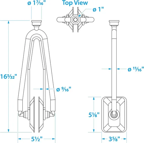 Miniatura 6 de Seachoice Enjuagador Universal para Motor de Barco, Estilo Manguito