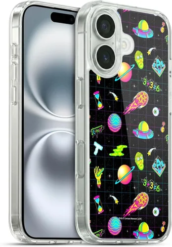Miniatura 99 de Head Case Designs Funda de gel con licencia oficial de Rick and Morty Aliens Season 3 [protección de grado militar] compatible con Apple iPhone 12