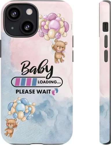 Miniatura 52 de Cute Baby Loading Phone Case for iPhone Models and Variants - Sweet Maternity Phone Cover for Pregnancy Reveal or Baby Shower Matte