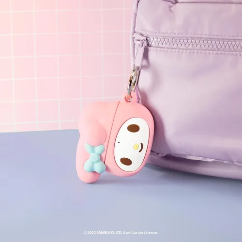 Miniatura 5 de iFace My Melody - Correa de muñeca con cuentas + funda con mosquetón My Melody Figure AirPods de 3ª