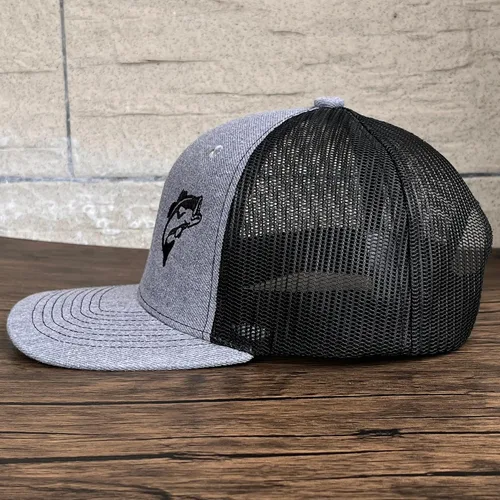 Miniatura 26 de Sombreros de pez lubino para hombres y mujeres, regalos de pesca con mosca, gorra de béisbol para papá