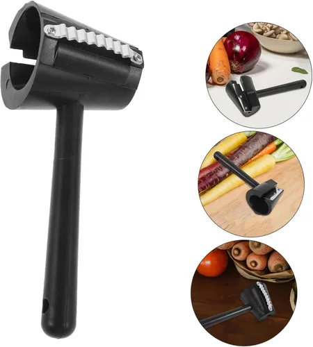 Miniatura 7 de KICHOUSE Afilador de verduras para hacer queso, herramientas de chef, rizadores, cortador de espaguetis vegetales, triturador de verduras