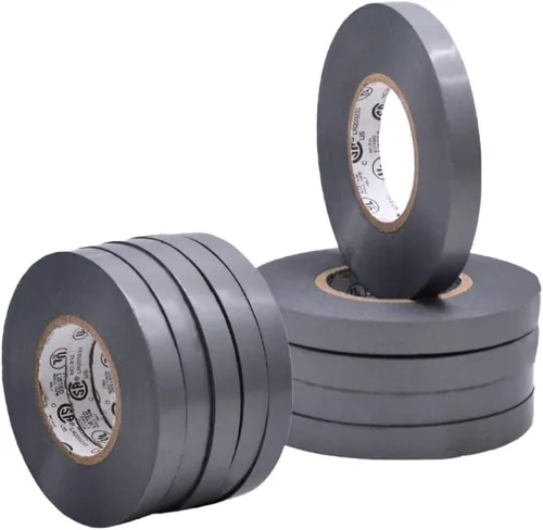 Miniatura 110 de WOD ETC766 - Cinta eléctrica blanca de uso general de grado profesional con núcleo certificado UL/CSA. Cinta eléctrica adhesiva de goma vinílica