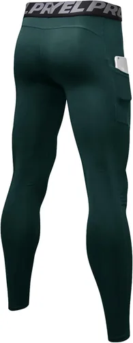 Miniatura 95 de SPVISE Pantalones de compresión para hombre, leggings para deportes, gimnasio, mallas atléticas frescas y secas, capa base para correr, fútbol
