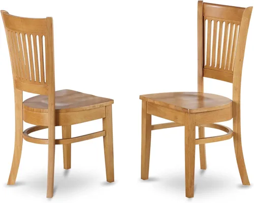 Miniatura 5 de East West Furniture ANVA3-BLK-C - Juego de mesa de comedor moderno de 3 piezas que contiene una mesa de cocina redonda con pedestal y 2 sillas