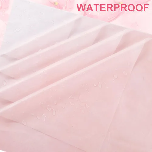 Miniatura 5 de VinTS 48 hojas de papel de forro de algodón de 23.6 x 23.6 pulgadas, estilo coreano de papel de forro de ramo floral impermeable, papel de regalo