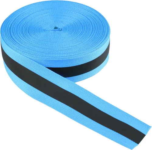 Miniatura 7 de LLPT Cinta reflectante para coser, alta visibilidad, de 1 pulgada x 50 pies, nailon plateado florescente de seguridad para advertencia, adorno