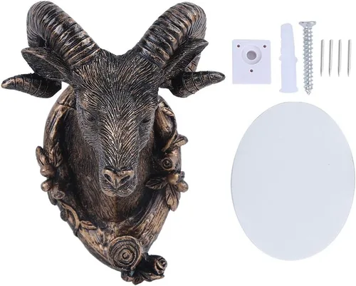 Miniatura 6 de Fydun Lindo caballo retro, con forma de animal para colgar en la pared, para abrigos, sombreros, ropa, cabra, baño, caprichoso, ganchos